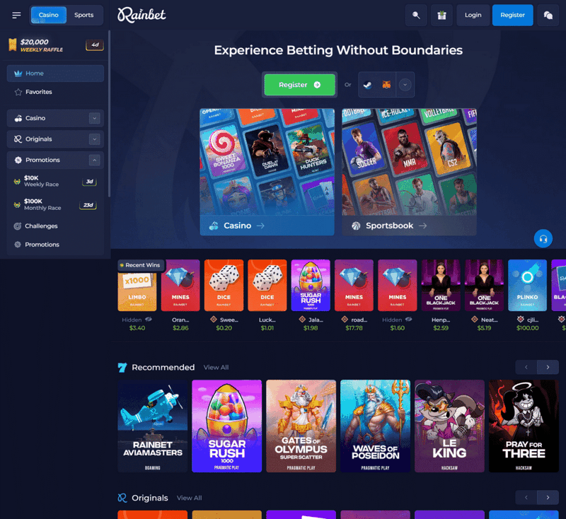 Detailed Rainbet Gambling Establishment Report